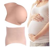 Fake embarazada del vientre 6-8 meses embarazos falsos de silicona realista artificial baby baby skin touch bodysuit de embarazo para actores maternidad, juguetes
