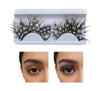 Fake Eyelashes - Natural Look False Lash Extensions | Lightweight Synthetic Fiber Strip Lashes with Flexible Band Design, Reusable Beauty Accessory for Daily Wear Party Wedding