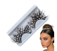 Fake Eyelashes - Wispy Lash Extensions for Makeup Looks | Soft Synthetic Fibers with Flexible Cotton Band, Lightweight Reusable Eye Lashes for Daily Party Cosplay Styling