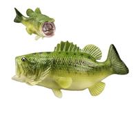 Fake Fish, Realistic Simulated Bass Model, Solid Toy Fish Teaching Display, Home Aquarium Decor, Water Tank Reefs, Pond Setup, Carnival Game, Fishing Practice, Bowl Ornament for Kids and Adults