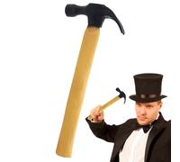 Fake Hammer Trick Spielzeug - 30,5x12,5cm Magisch Requisite Bühne, Erscheinen Verschwinden Zaubertrick Karnevalsgag, Rollenspiel Fotografie Horror Kreativ | für Party Bühne Karneval