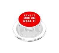 Fake IT Until You Make IT Rojo PopSockets PopGrip para MagSafe