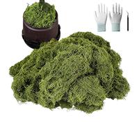 Fake Moss - Soft Flexible Waterproof Artificial Moss | Realistic Faux Plants For Garden Decor | DIY Miniature Landscape And Hanging Plant Decoration | For Home Office Apartment Balcony Yard Patio Lawn
