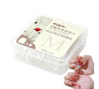 Fake Nails for Kids - Flexible Little Girl Press-On Set with Storage Case Manicure Accessories Kit for Christmas Costume Party Birthday Stage School Event Photography Fun Fashion Decor Home
