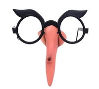 Fake Nose Costume, Halloween Makeup Accessory, Funny Prop for Masquerade Dress Up Party Performance Birthday Christmas Decoration Stage Clown Trick Toy Cosplay Outfit Festival Joke