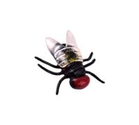 Fake Poop - Juguete de resistente de PVC | Juguetes fieles divertidos con moscas falsas | Accesorios realistas de relleno para Halloween, bañeras, camas, suelos, cajones y mesas