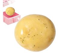 Fake Potato Squeeze Toy, Soft Sensory Pinch, 2.36x2.36x2.36 Inches Enrichment Toy with Soft Material Feature, Food Shape Squeezer, Novelty Gadget with Cute Design, Classroom Supplies for Teens