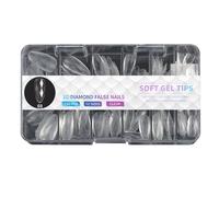 Fake Press-On Nails - Transparent ABS Nails, Thick Acrylic Tips