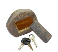 Fake Rock for Key, Outdoor Hidden Key Safe, Natural Landscaping Stone Design, Sturdy Build, Waterproof Storage Compartment, Secure for Discreet Lock Box, 10.2x5.1x8.5cm