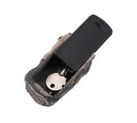 Fake Rock Key Storage Box Resin Hidden Pull-Out Secret Compartment Key Holder 9x5x4.2cm Outdoor Garden Concealed Storage Box For Spare Keys And Small Valuables