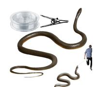 Fake Snake Prank Toy - PVC 80x2cm Realistic Lizard Style Hanging Gag Clip Prop Halloween Party Scare Tool Funny Joke Surprise Decoration Outdoor Stage Performance Travel Gift Collectible Accessory