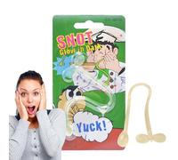 Fake Snot - 13,5 cm Gross Out Prank Prop | Realistic Tpr Joke Trick Toy | April Fool's Day Gag Accessory | Halloween Disfraz Novelty Stunt for Family Gatherings April Fool's Day Prank Games Parties