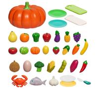 Fake Sorting Pretend, Play Food Sets, 9.64 Inches Assortment with ABS Construction, Impact-Resistant Polymer, Educational Supply with Interactive Style, Girl Boys School for Classroom Store