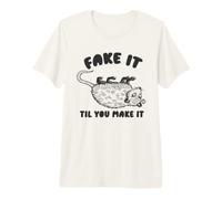 Fake Til Make It Possum Camiseta Premium