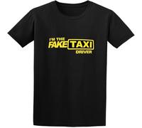 Faketaxi I' The Fake Taxi Driver Inspired Design Mens 100% Cotton Short Sleeve Tshirt Black XXL