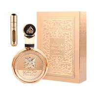 Fakhar Gold Extrait Perfume Unisex 100ml Original Con Atomizador de perfume Lacosvi 5ml (Fakhar Gold Unisex)