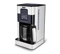 Fakir Aroma Grande 9231001 Cafetera de filtro con jarra de cristal, con pantalla táctil, indicador de nivel de agua, hasta 12 tazas, color blanco - 1000 W