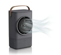 Fakir Prestige TC 400 - Enfriador de aire portátil inalámbrico con batería de iones de litio, refrigeración por evaporación, función de secado automático, 4 niveles, 24 dB (A), doble llenado, color