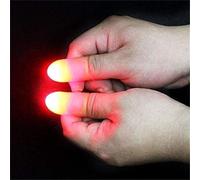FAKKA 2 luces mágicas para el pulgar, luces para dedos mágicos con dedos LED para bromas con pulgar, puntas para que aparezcan broma cosas kits mágicos y accesorios novedad y mordaza