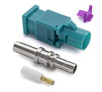 FAKRA Conector macho Antena Conector RG174 Crimp Soldadura Reparación Set Z Codificación