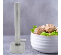 Falafel Maker - Pala de acero inoxidable para una fácil preparación y limpieza rápida (grande)
