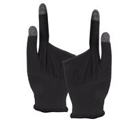 Falanges Guantes para jugar con panel táctil Sensibilidad Sustancia de fibra plateada Delgada Permanente para deportes electrónicos móviles Guanteletes ventilados para deportes electrónicos con