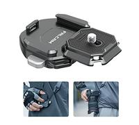FALCAM F38 - Juego de correa de hombro para cámara V2, tornillo de 1/4 pulgadas y placa de liberación rápida estándar Arca-Swiss de aluminio, liberación rápida para cámara en la correa de hombro de la