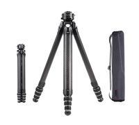 Falcam TreeRoot F38 Pro Trípode de Fibra de Carbono,Trípode de Viaje de Bloqueo Rápido de 61",Cabezal de Bola 360°,Carga de 5kg, Interfaces F22, Tornillo 1/4",para Cámaras DSLR, Mirrorless y de Video.