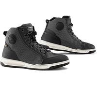 Falco Pyro 2 Zapatos de moto impermeables, negro-gris, tamaño 42 para Hombres