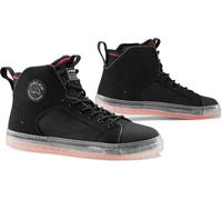 Falco Starboy 3 Zapatos de motocicleta, negro/rojo, Talla 45