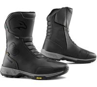 Falco Warden Botas de moto impermeables, negro, Talla 44