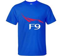 Falcon 9 Logo Mens Summer Fashion Short Sleeve Round Neck Cool T-Shirt