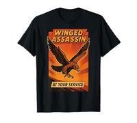 Falcon Alado Asesino A Su Servicio Diseño de Cetrería Camiseta
