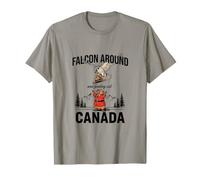 Falcon Alrededor & Descubriendo - Funny Canada Beaver Canadian Camiseta
