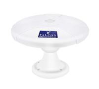 Falcon - Antena de TV DTV Ufo para exteriores, recepción de 360°, UHF 460-862 MHz, Full HD/4K, Smart TV, resistente a la intemperie, cable de antena de 6 m, soporta 2 televisores, amplificador de