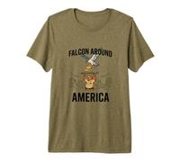 Falcon Around and Finding out - Divertido Oso alguacil de EE. UU. Camiseta Premium