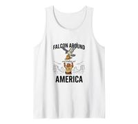 Falcon Around and Finding out - Divertido Oso alguacil de EE. UU. Camiseta sin Mangas