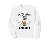 Falcon Around and Finding out - Divertido Oso alguacil de EE. UU. Sudadera