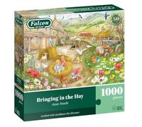 Falcon Bringing in The Hay - Puzzle de 1000 piezas para adultos - Maravillosamente ilustrado - Puzzle para actividades en casa, días de lluvia, regalo de cumpleaños - Jumbo