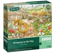 Falcon Bringing in The Hay - Puzzle de 1000 piezas para adultos - Maravillosamente ilustrado - Puzzle para actividades en casa, días de lluvia, regalo de cumpleaños - Jumbo