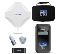 Falcon EVO MOBILE Deluxe - Portable 5G Amplified Antenna incluye 3400Mbps 5G Portable Router (compatible con nano y eSIM) + Accessories