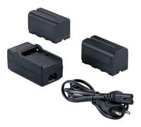 Falcon Eyes Caricabatterie SP-CHG + 2 x Batteria NP-F750 per DVR-240