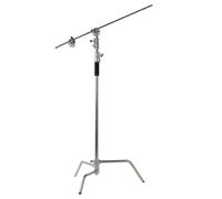 FALCON EYES CS-2450 C-Stand de servicio pesado con brazo (cromado)