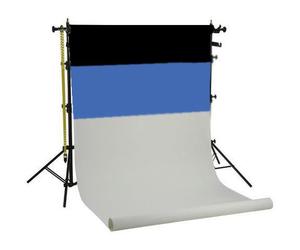 Falcon Eyes Fondo Sistema SPK-3 incl. 3 rollos negro/blanco/azul 1,38x11 m
