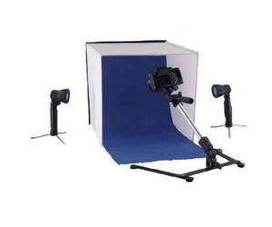 Falcon Eyes Plegable Caja de grabación PBK-40AB-2LS 40x40 cm + 2 lámparas de 50 W