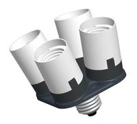 Falcon Eyes Portalámparas AD-4E27 de 1 a 4 lámparas