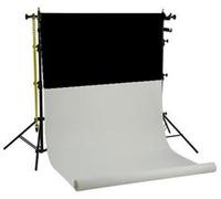 Falcon Eyes Sistema de Fondo SPK-2 incl. 2 Rollos Blanco/Negro