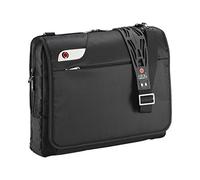 Falcon i-stay - Mochila para portátil de 15.6''-16'', negro | Bolso bandolera de negocios en negro con bolsillo con cremallera, hasta 12 kg