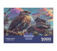 Falcón peregrino Puzzle De 1000 Piezas - Vida Silvestre Rompecabezas, Adultos, Desafiante, Decoración del Hogar 52x38cm/1000pcs