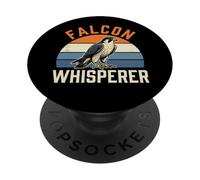 Falcon Whisperer Cetrería Falconer Ornitología Peregrino PopSockets PopGrip Adhesivo